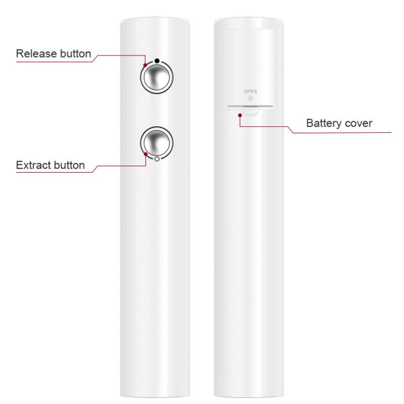 Automatic Electric Wine Cork Opener With Red Wine White Wine Automatic Cork Puller White Cork Opener | Holes
