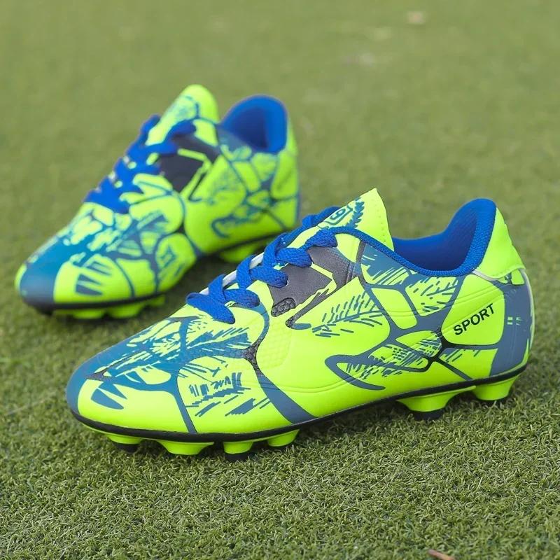 Youth Sports Shoes Student Children's Non-slip Soccer Shoes Artificial Grass Ag Spikes To Play Football Shoes