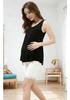 Maternity Celebrity Style Solid Color Camisole: Loose, Multi-Color, Belly-Covering, Non-Revealing Inner Vest for Pregnant Mothers.