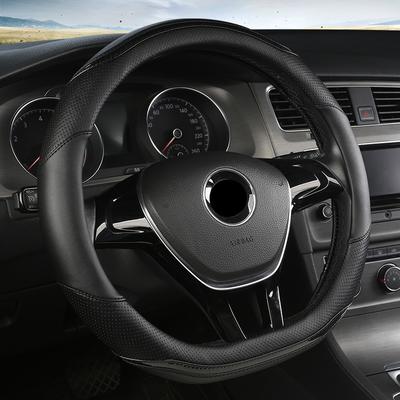 DERMAY Autostuurhoes PU-leer voor VW Golf Polo Passat Bora Touran UP! Tiguan Jetta Kever Teramont Auto