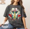 Vintage 90s Tinker Bell Cartoon Printed TShirt Peter Pan Fairy Magical Unisex Shortsleeved Retro Street Tops Clothing