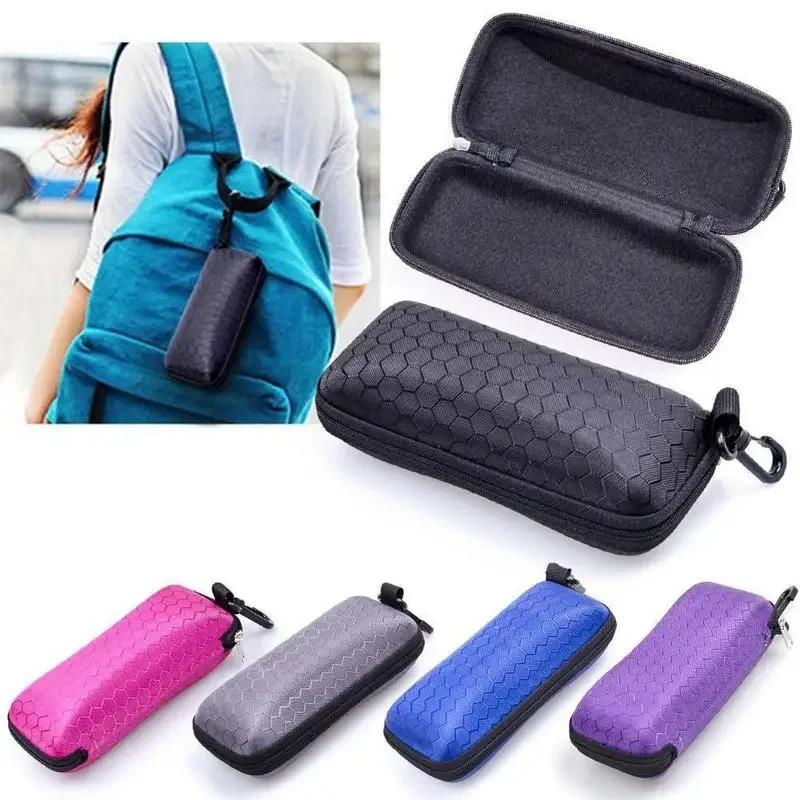 Glasses Storage Box Eyewear Cases Cover Sunglasses Case for Women Glasses Box with Lanyard Zipper Eyeglass Cases for Men Estuche