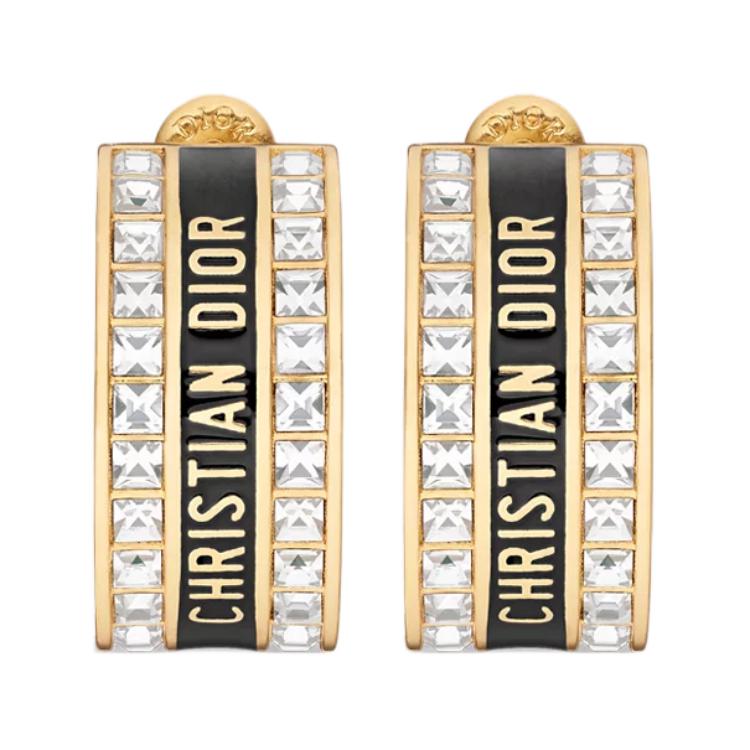 

Christian Dior Dior Logo Imitation Crystal Earrings Women earrings Gold E4059WOMLQ_D307 F,Gold