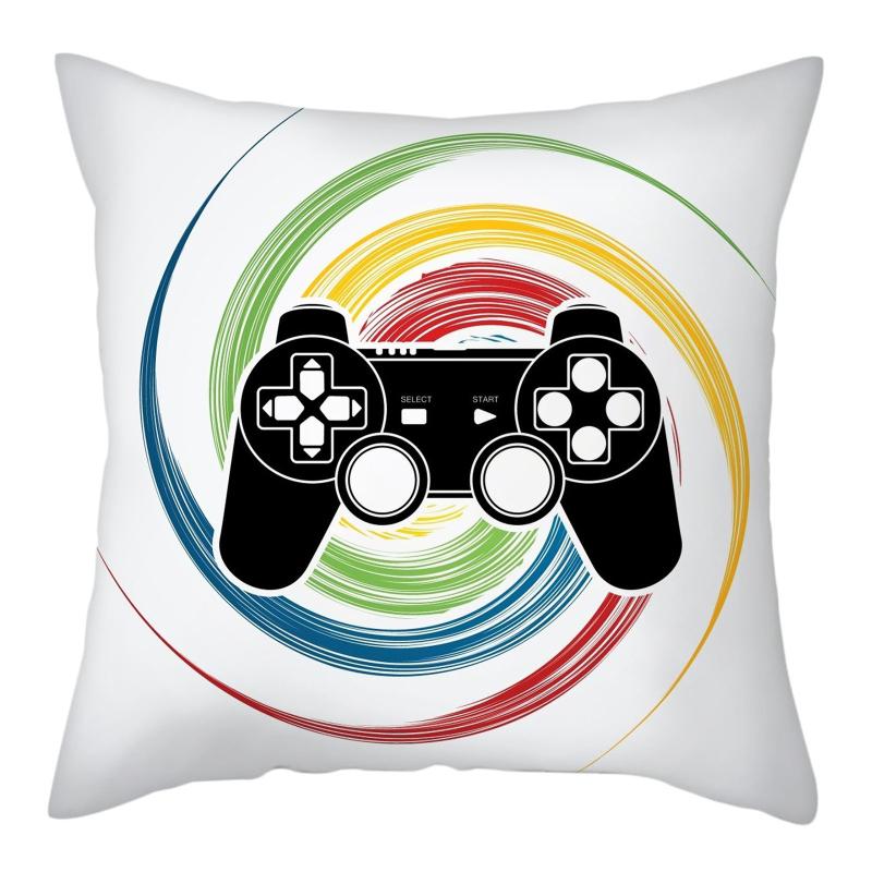 Gift for Boy Gamer Print Pillowcase Bedroom Decorative Polyester Cushion Cover  Pillows Decor Home Linen Pillow Case
