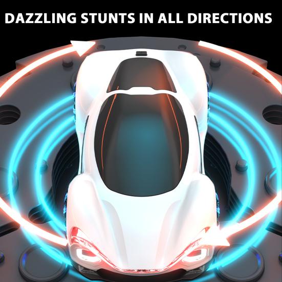 Remote Control Concept Car Toy with LED Light Spray Dual Controller 4WD New Energy Vehicle Rechargeable Toddlers 2.4GHz RC Drift Racing Car