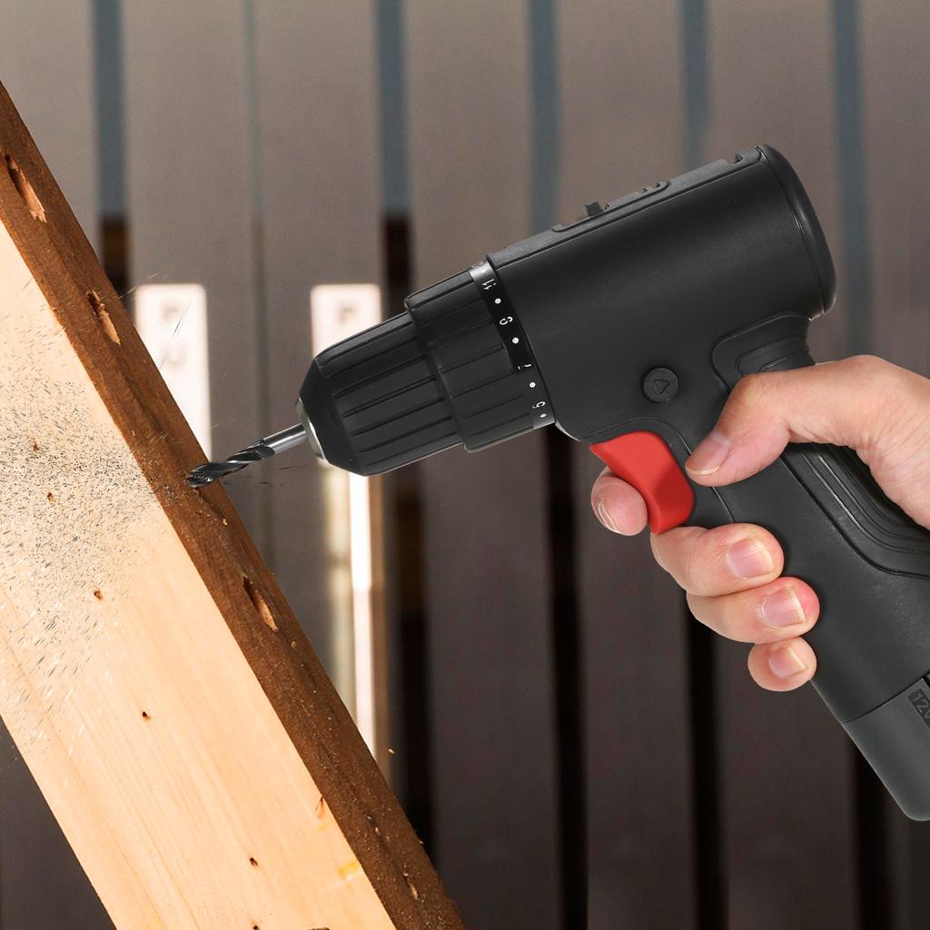 12V Brushless Drill Set, Efficient and Durable, with Multi-functional Accessories Black UK