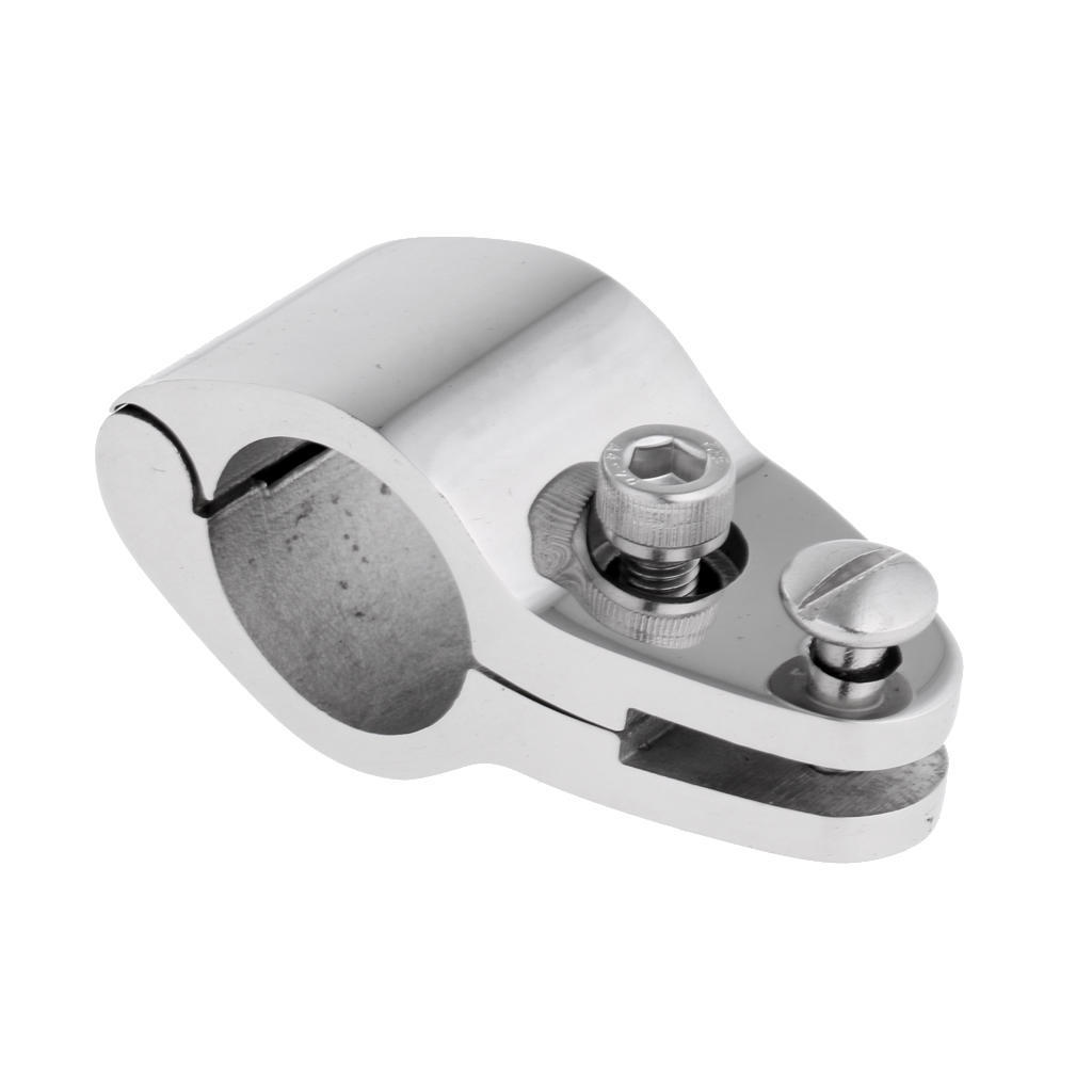 stainless steel Boat Canopy Fitting Tube Knuckle Clamp for 22mm Tube