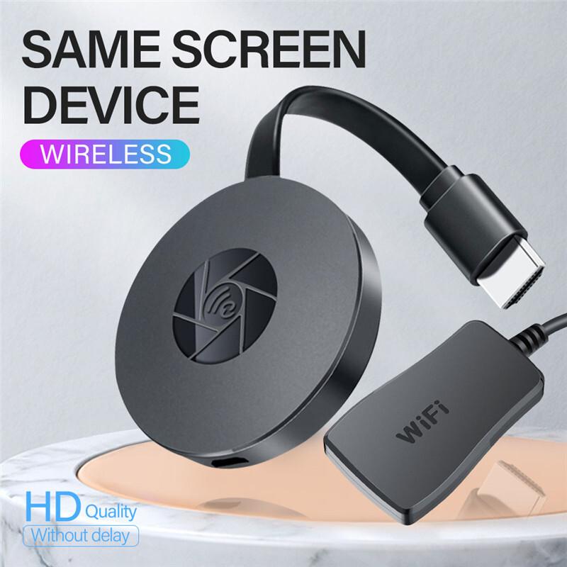 Wireless HDMI-Compatible HD Adapter 1080P Display Dongle Media Streaming Video