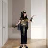 1 Set Authentiek Egyptisch Farao Kostuum Set Themafeesten Verkleden Comfortabel Kinder