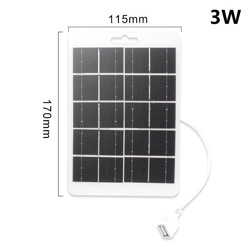 Solární panel s USB pro venkovní turistiku a kempování, přenosná baterie, powerbanka pro nabíjení mobilního telefonu, nabíjecí panel
