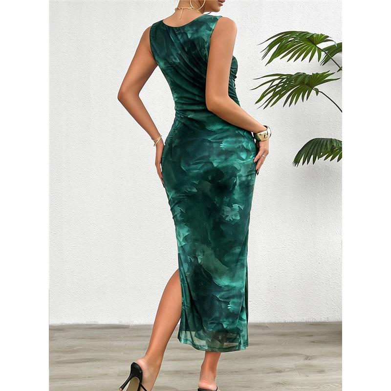 Spring Summer Elegant Slim Fit Sleeveless Dress Women Chic Casual A-line Dress For Parties Weddings And Everyday Wear Trendy Fashion Outfit