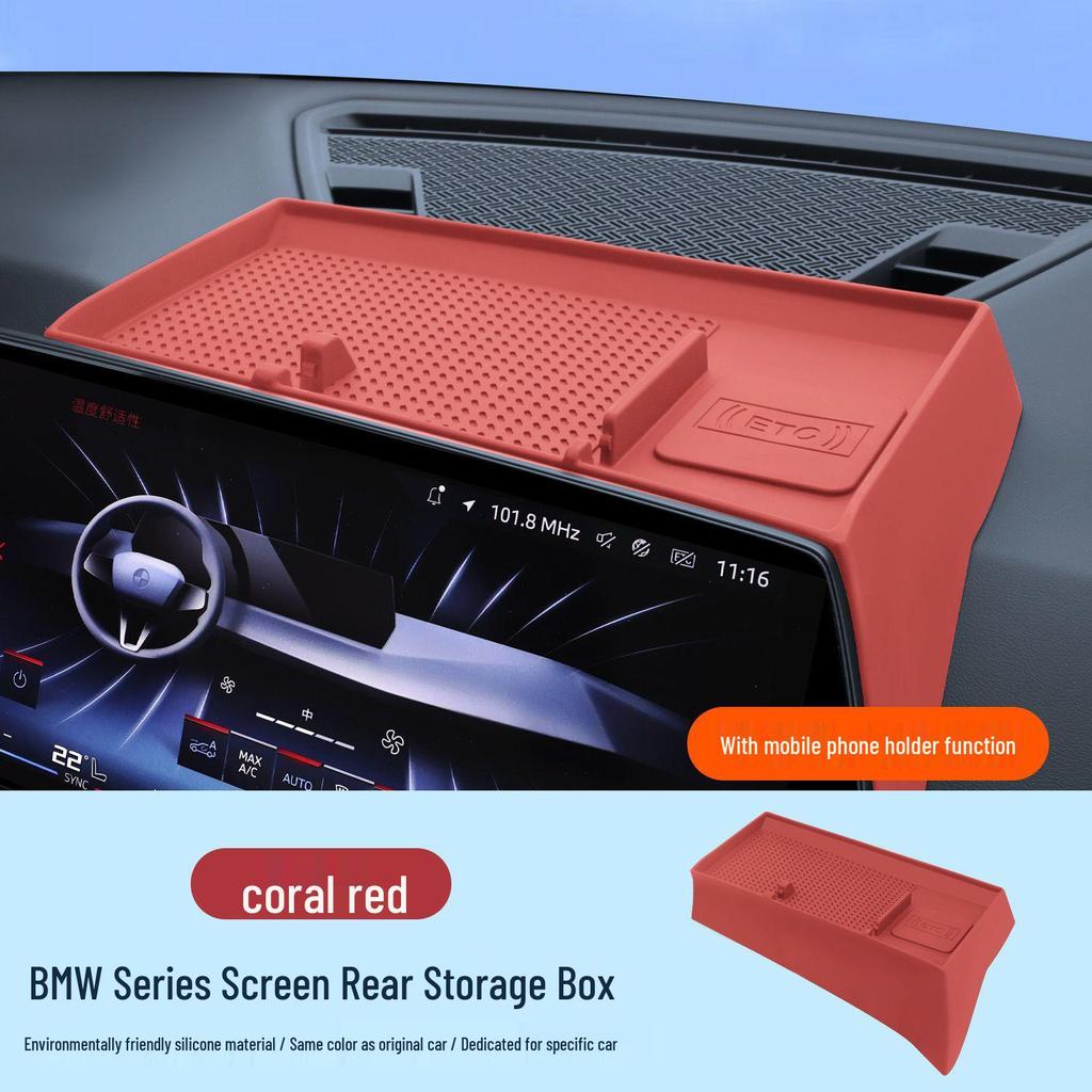 Caixa de Armazenamento de Silicone para Série 3, 5, 7 & X3, X5, X6, X7 da BMW - Console Central