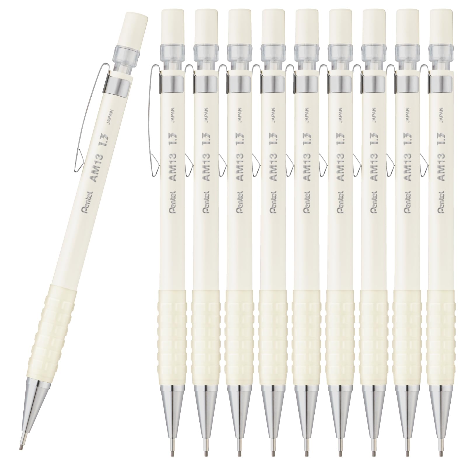 

Механический карандаш Pentel AMAIN Sharp Off White 10 шт. 1,3 мм AM13-W(10)
