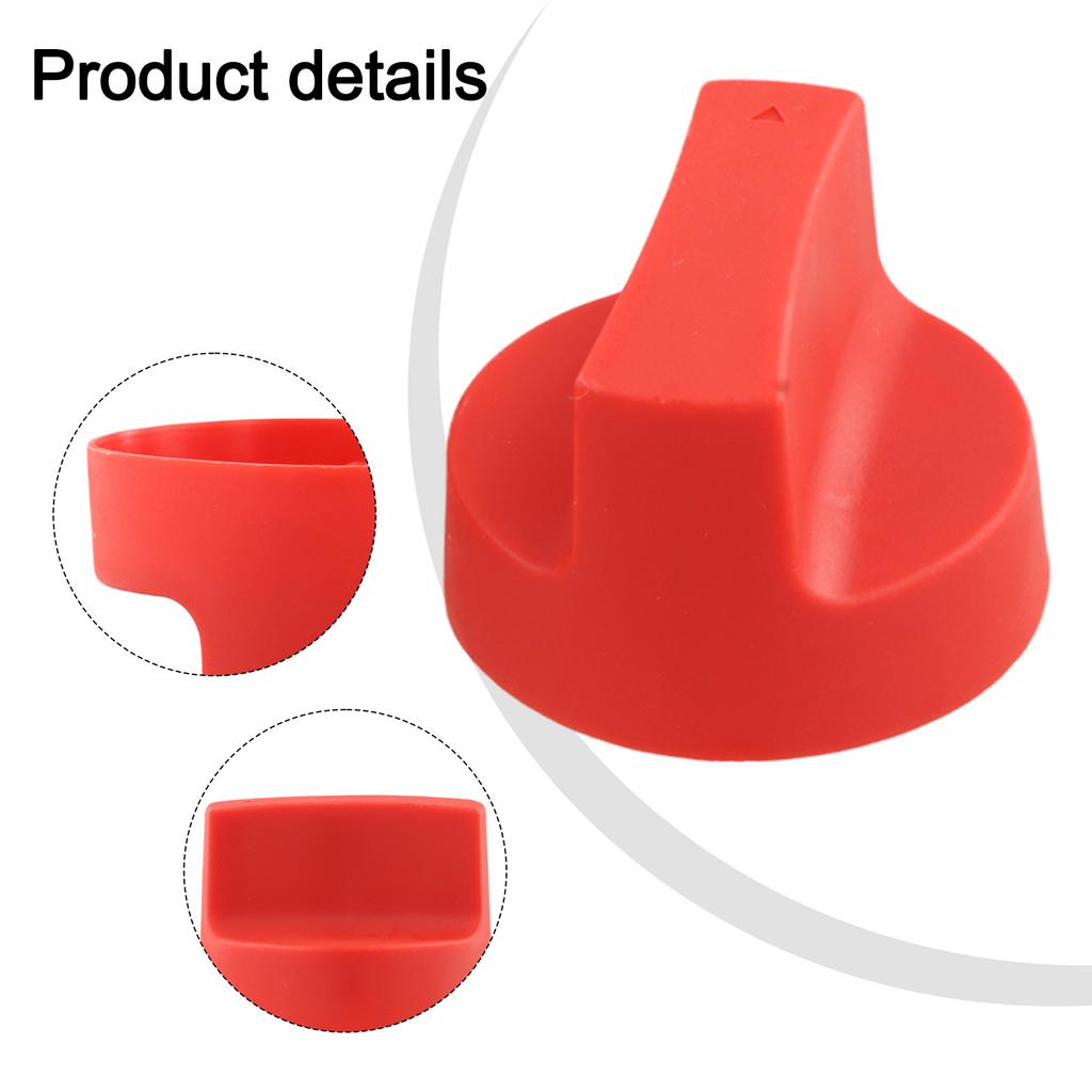 50 mm Gas Stove Knobs Set of 5 for Cooking Control Accessories Compatible with Various For BBQ and Flat Oven Models