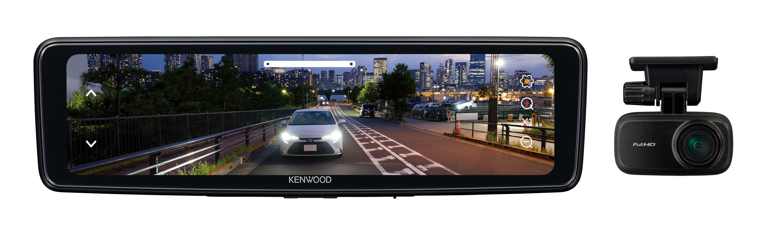

Kenwood Цифровое зеркало заднего вида с ЖК-дисплеем LZ-X20EM, 10-дюймовое чёрный
