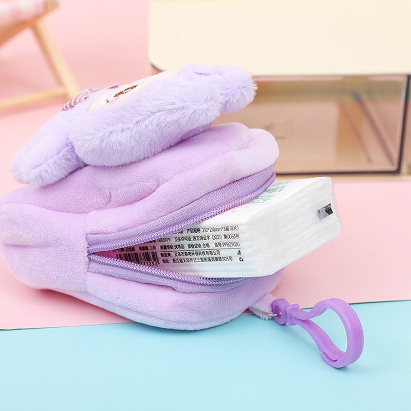 Labubu Kreativní peněženka na mince Roztomilá kreslená Velká taštička na drobné Rtěnka Datový kabel Taštička na mince Přívěsek Klíčenka Dekorace na batoh