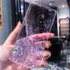 Luxury Glitter Case For Huawei P30 P40 P50 P20 Pro Lite Transparent Soft Back Case For Huawei P9 P10 Plus Shockproof Back Cover