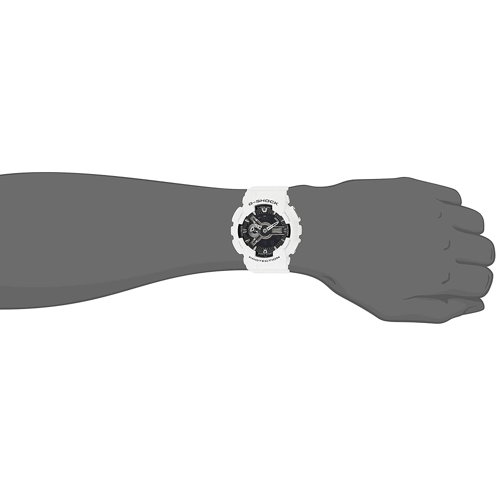 Casio G-Shock GA-110GW-7A White and Black Series Analog-Digital Watch