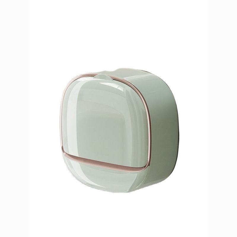 Soap Box - Wall-mounted Soap Box with No Holes for Drilling - Wall-mounted Household Drip-catching Storage for Soap In The Bathroom or Toilet.