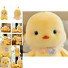 Cute Plush Toy Doll For Children's Birthday Gift Animal Chicken Design Short Plush Material 20cm Height