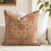 Mandala Böhmisch Ethnisch Kissenbezug Natürliche Leinen Doppelseitiger Druck Dekokissenbezug für Sofa Couch Heimdeko