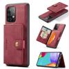 JEEHOOD J01 For Samsung Galaxy A52 4G/5G/A52s 5G Case Leather+TPU Detachable Phone Cover Card Bag