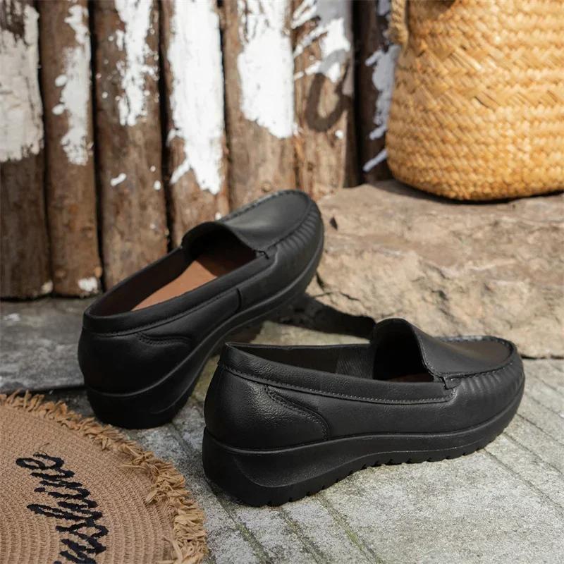 2026 New Summer Style Fashionable Comfortable Thick Wear-resistant and Elegant Bottom One-step Women's Shoes Heightening