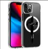 Cross Magnetic Transparent Full Coverage Phone Case for iPhone 15/16/17 Pro Max