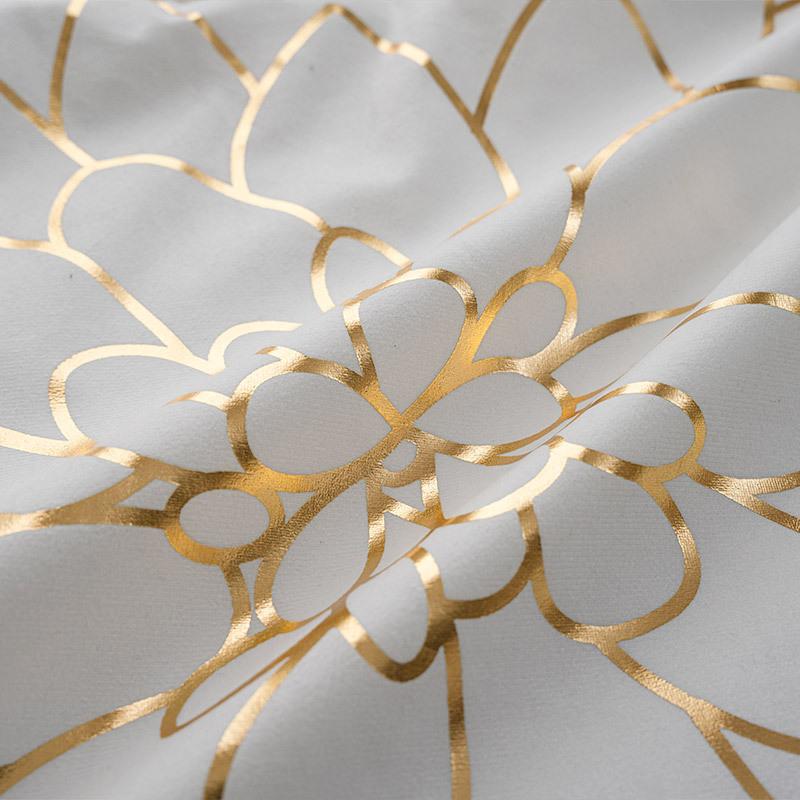 New Product Hot Stamping Sofa Pillow Cover Black and White Leaf Geometric Line Cushion Cover Living Room Bedroom Pillow