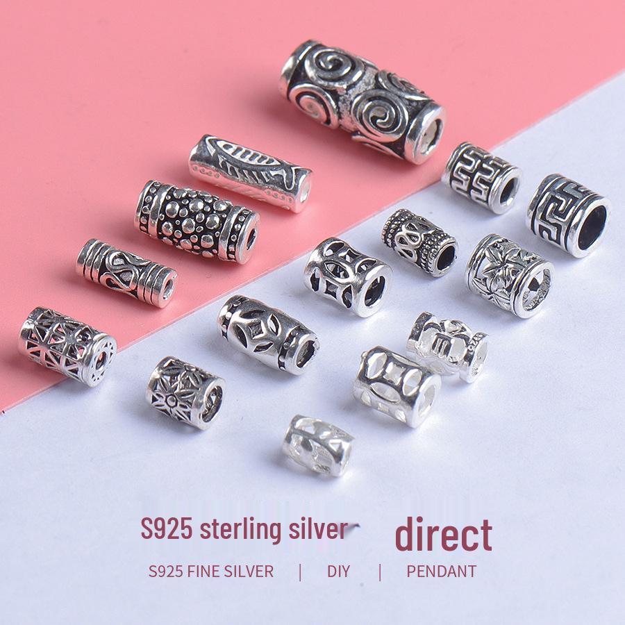 

Sterling Silver S925 Spacer Beads for DIY Bracelet Jewelry