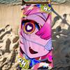 Singer R-Raora Panthera VTuber Towel Sports Quick Dry Travel Camping Gear Sandproof Soft Light Large Beach Towel