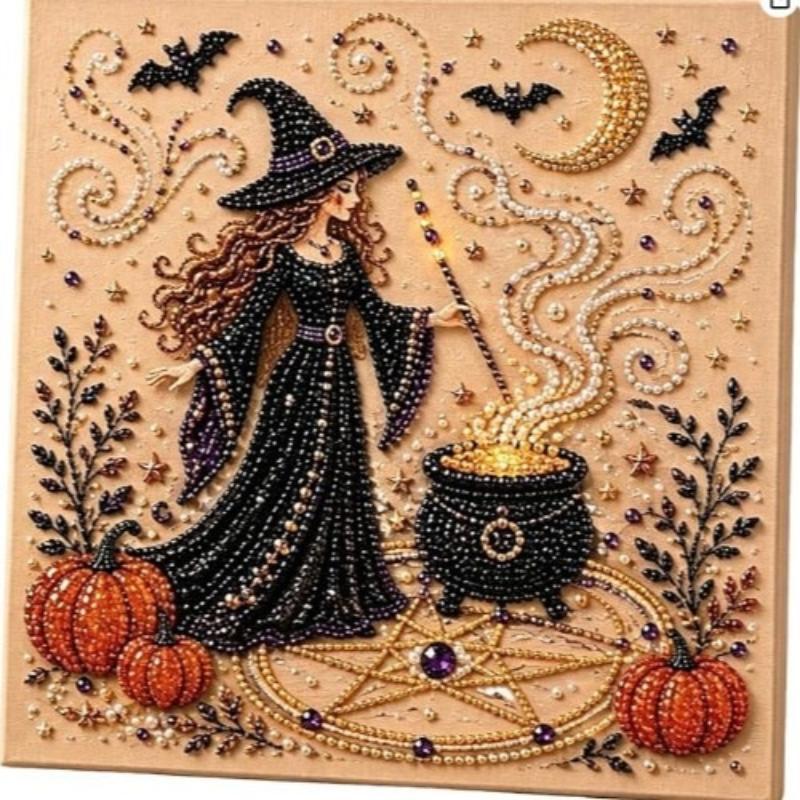 Kit de Arte con Perlas Tema Fantasma/Océano Kit de Pintura con Perlas Diy Kit de Arte con Diamantes Oceánicos Para Adultos y Principiantes Decoración de Pared Costera Brillante
