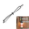 Reflective Safety Keychains Cord Glowing Safety Strap Secure Fastening Clip for Backpacks Cycling Gears