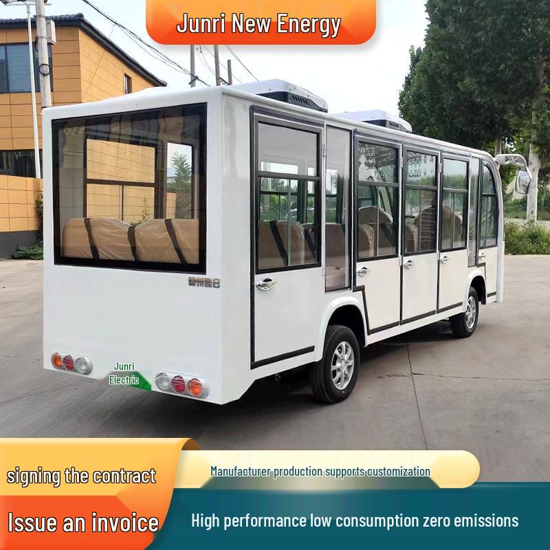 Electric Sightseeing Shuttle for Tours and Attractions