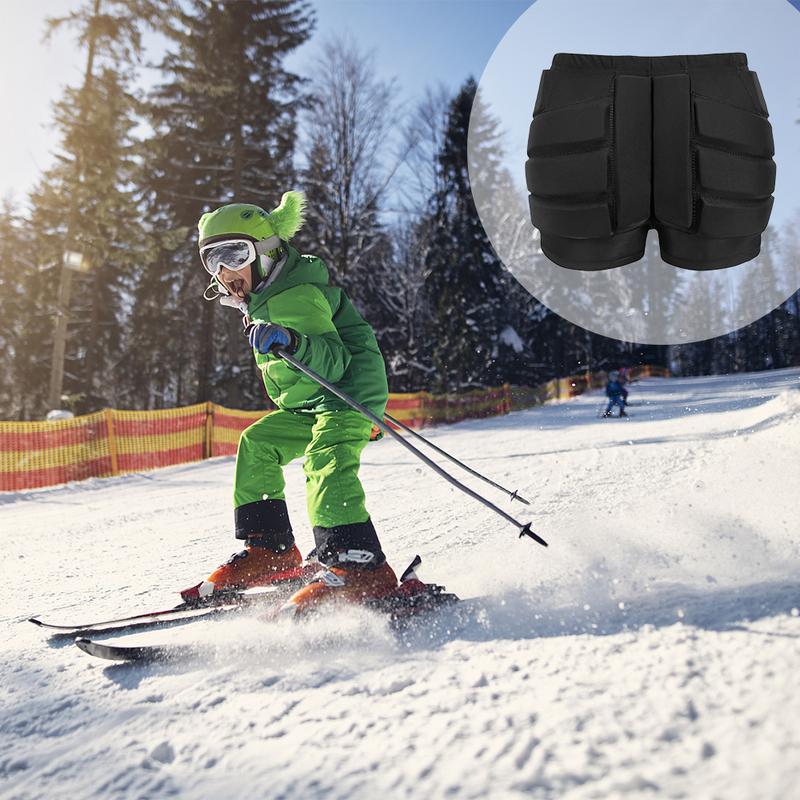 Lixada Winter Skiing Shorts Skating Pads Ice Skating Shorts 3d Protection For Butt And Tailbone Kids Hips Protective Pads