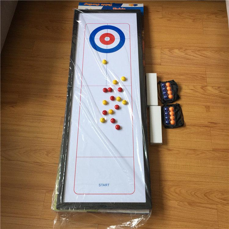 Desktop Curling Game: Interactive Parent-Child Board Toy for Events