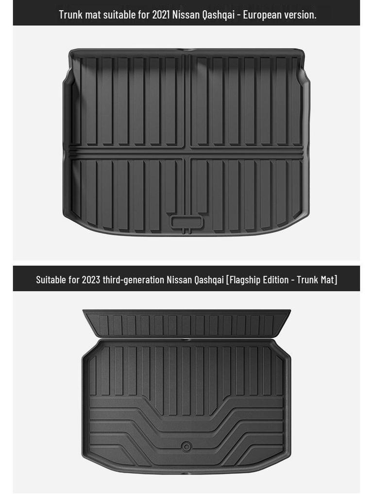Nissan Qashqai 2021-2025 TPE Trunk & Backrest Mat Set