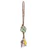 Seven-Color Crystal Pendant with Hand-Woven Tassel for Car or Home Decor