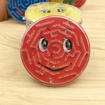 3pcs/lot 7cm Steel Ball Track Maze Toys Children Novelty Early Educational Brain Teaser Intellectual 3D Puzzle Jigsaw Board Toy HD