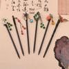 Sandalwood Tassel Cheongsam Hanfu Hairpin - Ebony Style