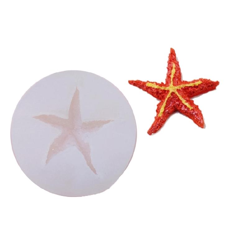 Multipurpose Silicone Craft Mold with Starfish Shell Design Perfect for Candle Soap Resin Art Craft Enthusiasts
