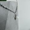 Silver Pendant with Pearls, Cubic Zirconias (2191544)