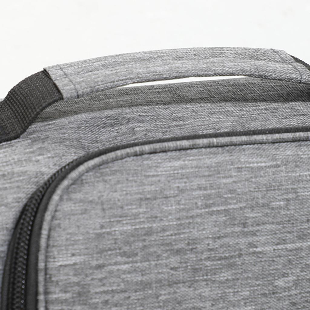Portable Reusable Lunch Bag Thicken Lunch Box Wide-Open Tote Cooler Bag for Office Work Picnic Travel