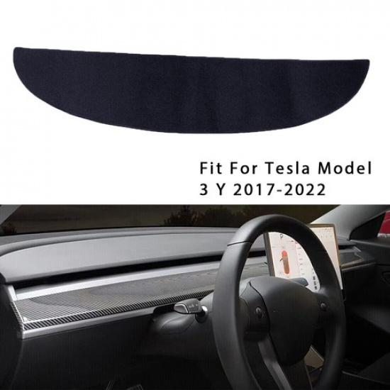New DashMat Cover Dashboard Non-slip Sun Protector For Tesla Model 3 Y 2017-