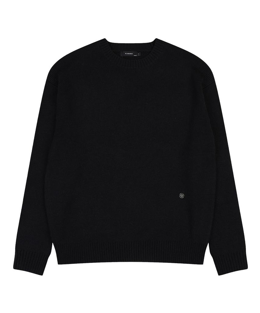 W STANDARD Basic Round Pullover [5 Colors]