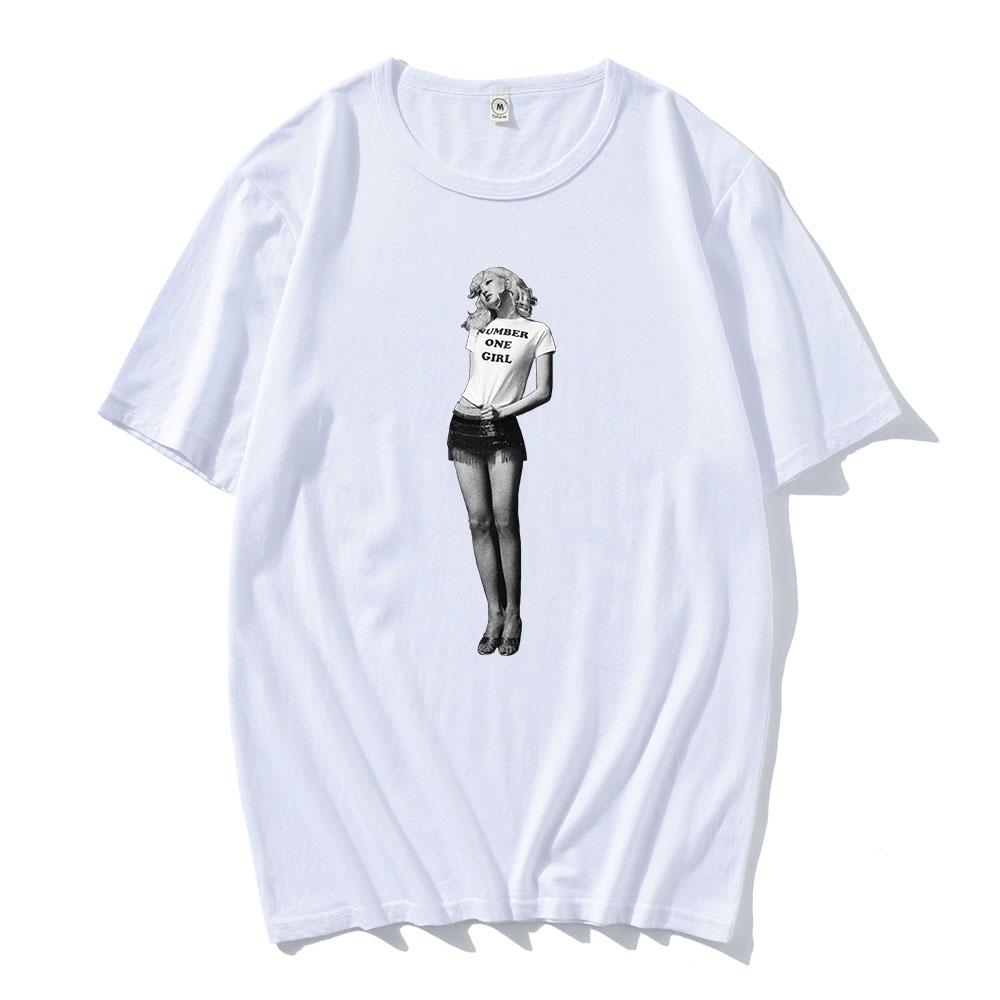 Number One Girl ROSÉ Rosie T-shirt Short Sleeve Men Women Tee-shirt Summer Cotton High Quality Tshirts Male Unisex Streetwear