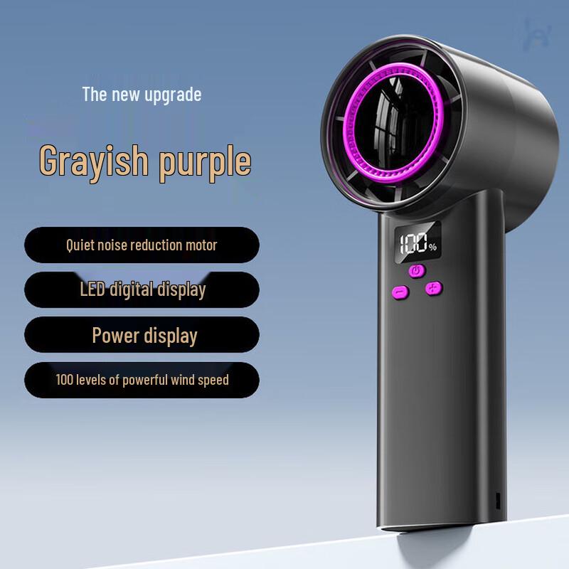 

Jiaxiu Portable Digital Display Turbo Handheld Fan