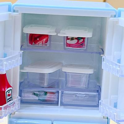 1Set 1/12 Puppenhaus Lunchbox Bento Aufbewahrungsbox W/Schaufel Modell Puppenhaus Miniatur Küche Dekoration Puppenhaus Szene Spielzeug