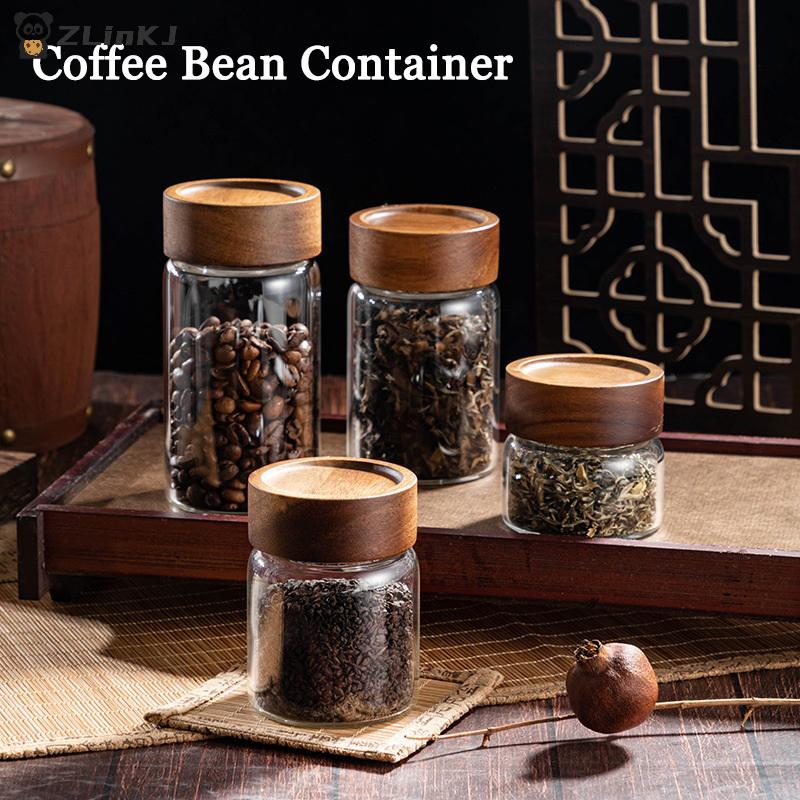 100ML-300ML Coffee Beans Storage Container Tube Display Rack Tea Bottle Glass Single Dose Espresso Accessory