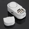 White Large Decibel Door Magnetic Door and Window Alarm Hotel Home Anti-theft Device Female Safety Protection Door Alarm